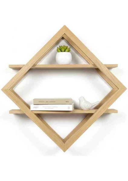 Woodenova Elmas Duvar Rafı 1